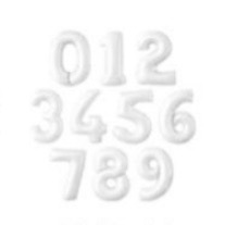 فویلی عدد سفید 32 اینچ ( 80 سانت )