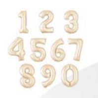 عدد فویلی گلبه ای 32 اینچ ( 80 سانت )